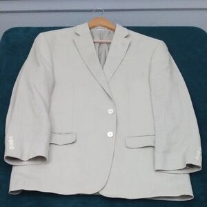 Lauren Ralph Lauren Cream Linen Summer Sport Jacket  44R